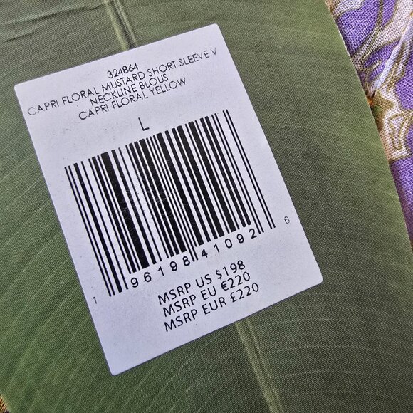 Farm Rio Capri Peplum Top NWT - Picture 8 of 12